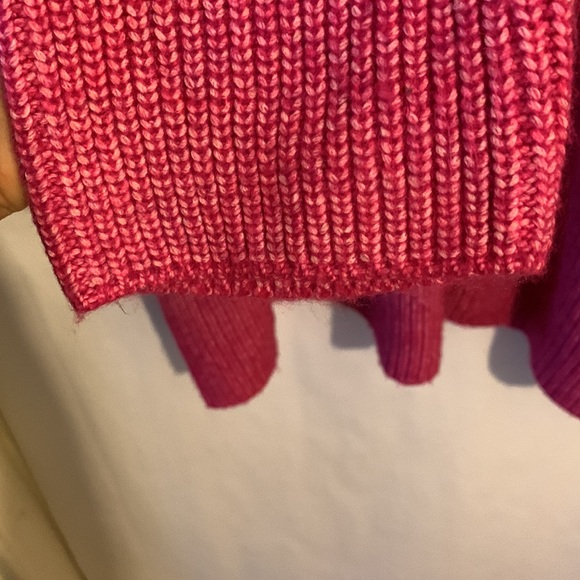 St. John's Bay festival fuchsia mock neck sweater size xxl - Picture 4 of 11